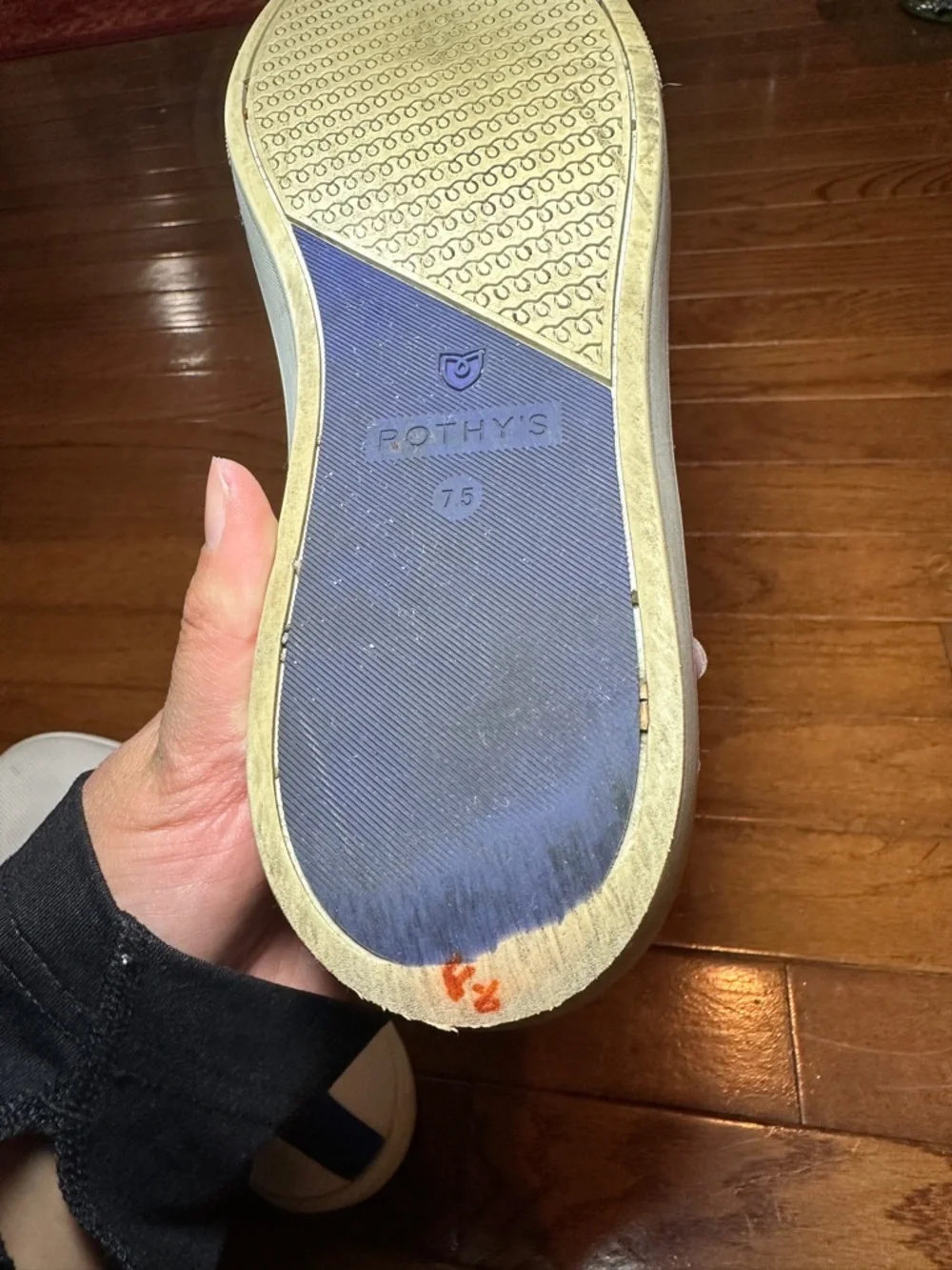 Rothy's Casual The Original Slip On Sneaker Womens Size 7.5